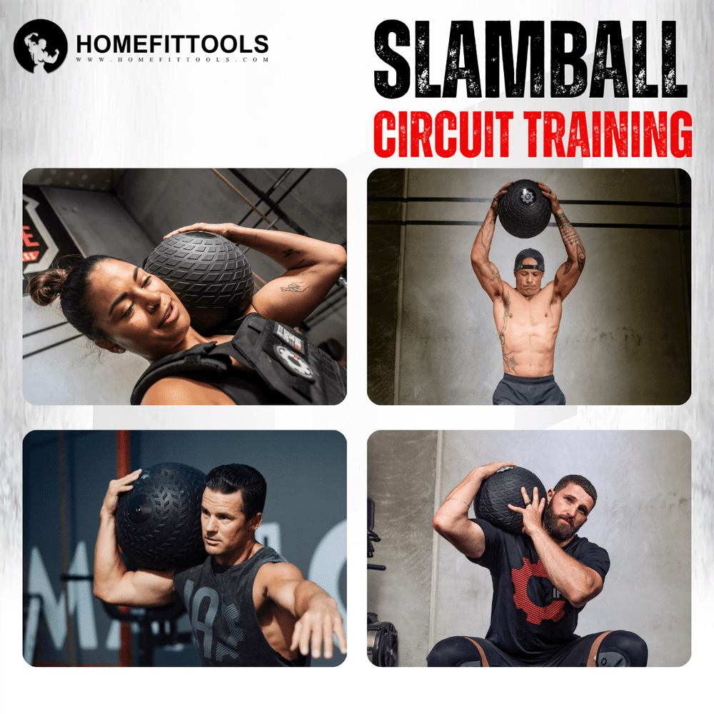 ลูกบอลทุ่มน้ำหนัก (แบบปุ่ม) HOMEFITTOOLS SLAM BALL 7 KG