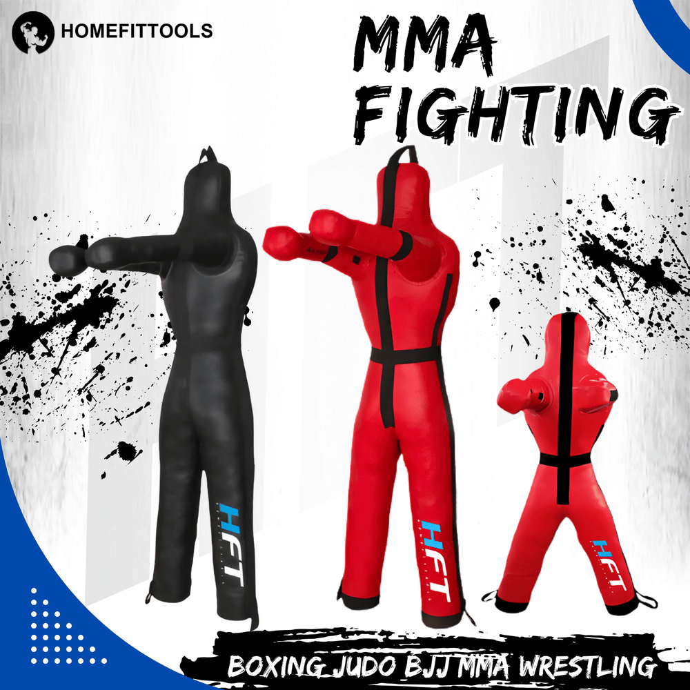 หุ่นยืนหุ่นฝึกซ้อม 2 ขา HOMEFITTOOLS สูง 180CM. น้ำหนัก 30 KG