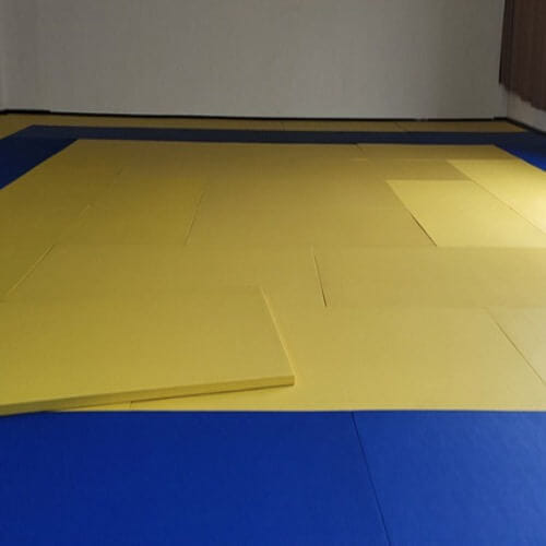 เบาะยิวยิตสู HOMEFITTOOLS สีแดง หนา 60 MM. (200X100CM.)