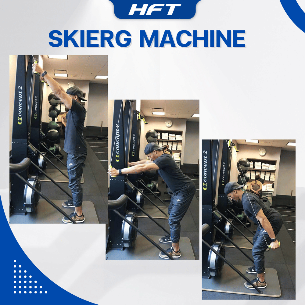 เครื่องเล่นสกีในร่ม HOMEFITTOOLS SKIERG TRAINER