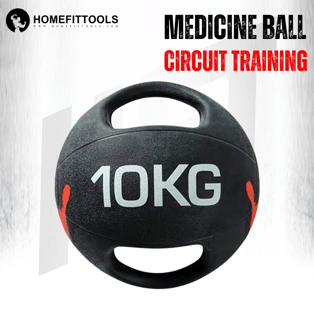 ลูกบอลน้ำหนัก HOMEFITTOOLS DUAL GRIP 10 KG