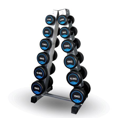 เซ็ตดัมเบลแบบกลม 6 คู่ พร้อมแร็ค HOMEFITTOOLS R602 น้ำหนัก 2.5-15 KG._0