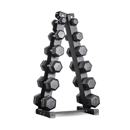 เซ็ตดัมเบลแบบเหลี่ยม 6 คู่ พร้อมแร็ค HOMEFITTOOLS R602 น้ำหนัก 2.5-15 KG_1