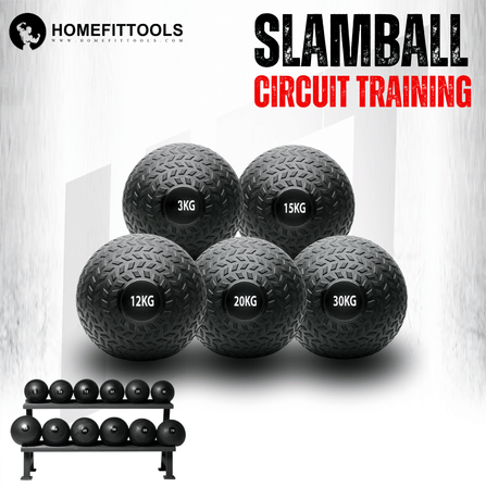 ลูกบอลทุ่มน้ำหนัก (แบบปุ่ม) HOMEFITTOOLS SLAM BALL 9 KG_3