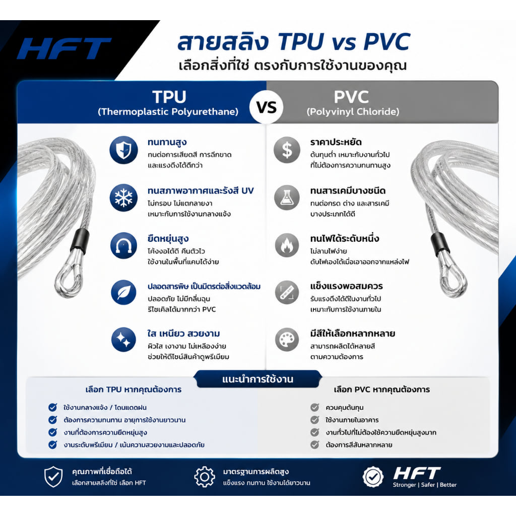 สายเคเบิลเครื่องออกกำลังกาย HOMEFITTOOLS วัสดุ TPU 5 มม._3