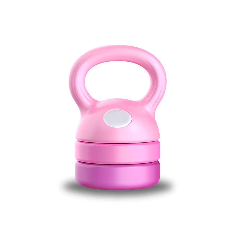 ดัมเบลลูกตุ้มปรับน้ำหนัก HOMEFITTOOLS ปรับได้ 4 ระดับ สีชมพู_9