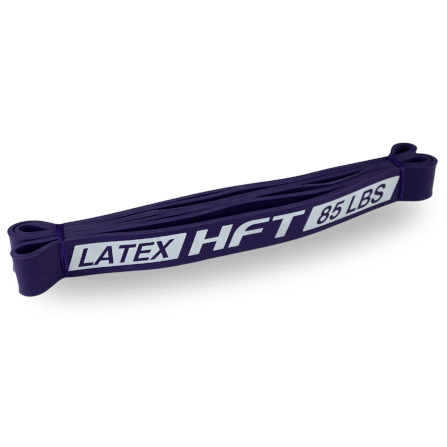 ยางยืดออกกำลังกาย HOMEFITTOOLS 35-85 ปอนด์ สีม่วง LATEX_0