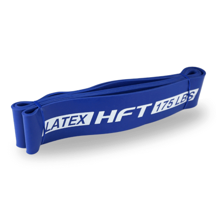 ยางยืดออกกำลังกาย HOMEFITTOOLS 65-175 ปอนด์ สีน้ำเงิน LATEX