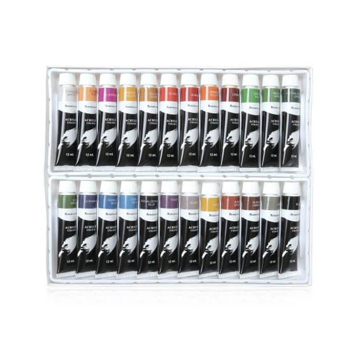 ชุดอะคริลิค RENAISSANCE บรรจุหลอดละ 12 ML จำนวน 24 สี