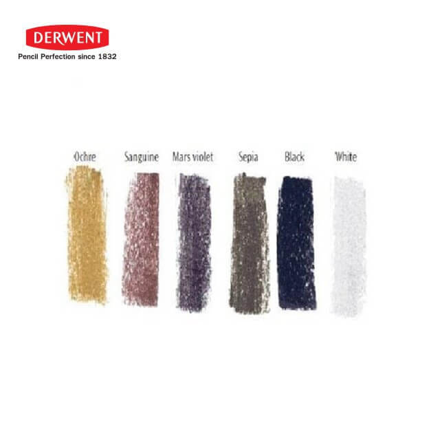 สีชาร์โคลแท่ง DERWENT XL 6TIN 2306195_1