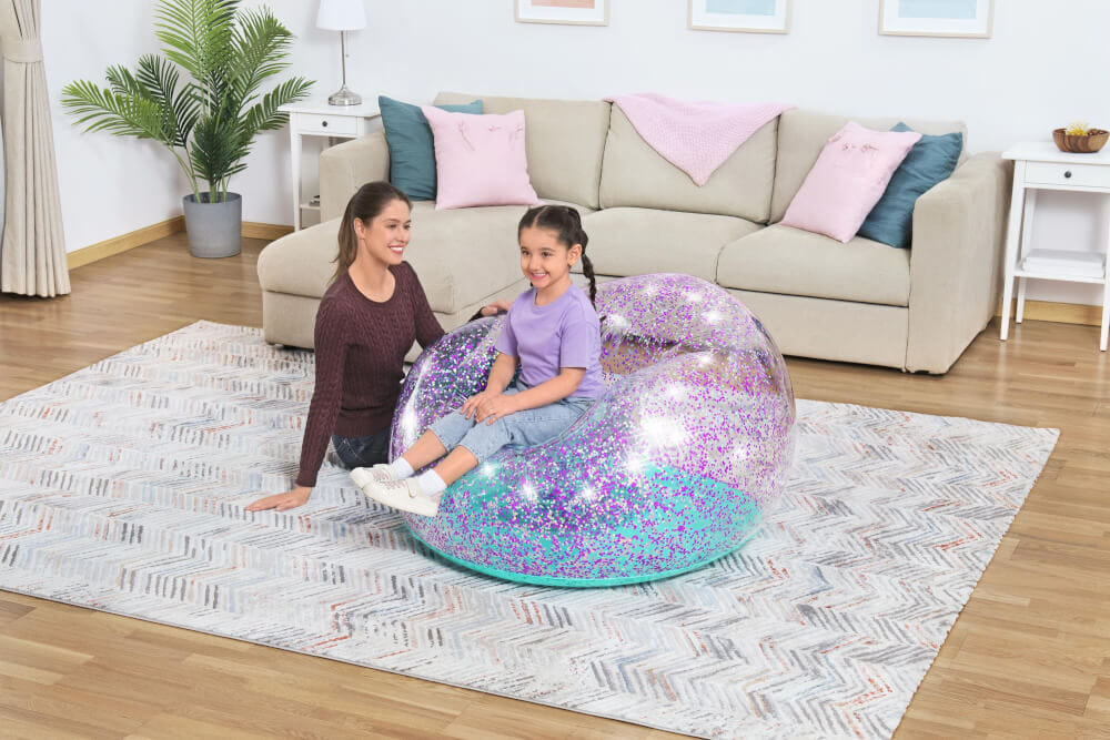 โซฟาเป่าลม  BESTWAY 75115 GLITTER DREAM ขนาด 114 X 112 X 66 ซม.
