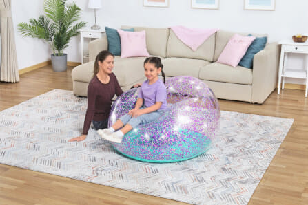 โซฟาเป่าลม  BESTWAY 75115 GLITTER DREAM ขนาด 114 X 112 X 66 ซม._4