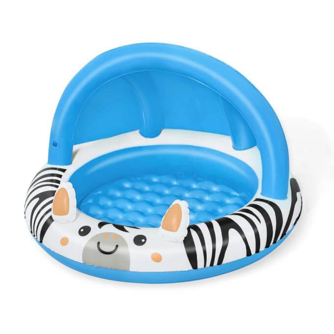 สระน้ำ BESTWAY 52559 ขนาด 97 X 66 CM SAFARI SUN SHADED KIDDIE POOL