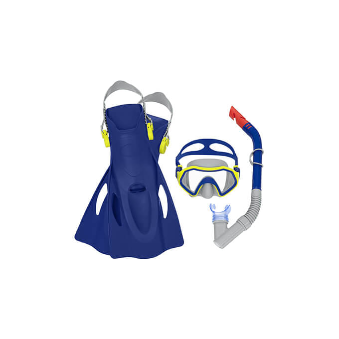 หน้ากากดำน้ำ BESTWAY ลาย CRUSADER SNORKEL SET 7 ปี+