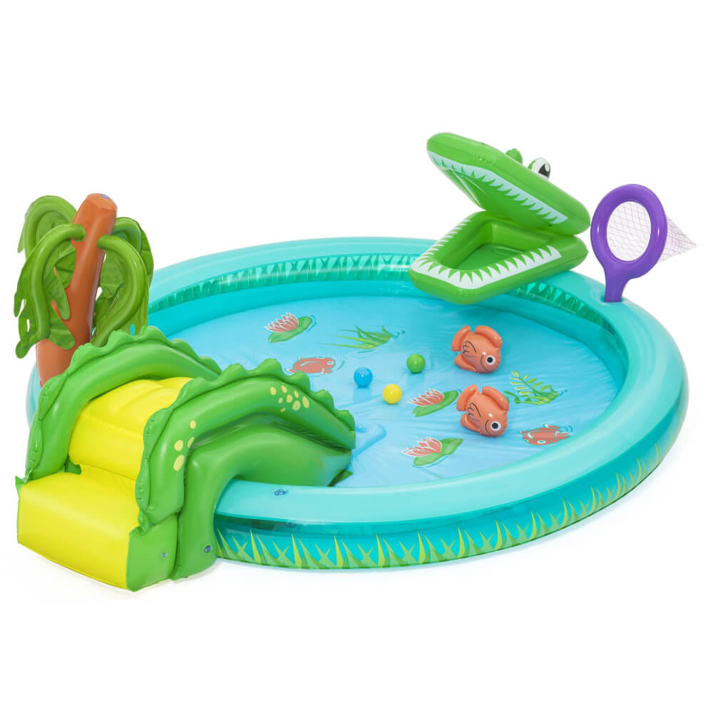 สระน้ำ BESTWAY 53166 ขนาด 224 X 181 X 72 CM CROCODILE COVE PLAY CENTER_0