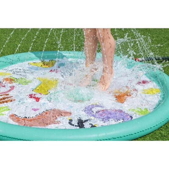 ลานน้ำพุสำหรับเด็ก BESTWAY 52698 ขนาด 48"/1.22M DESERT DINO SPLASH PAD
