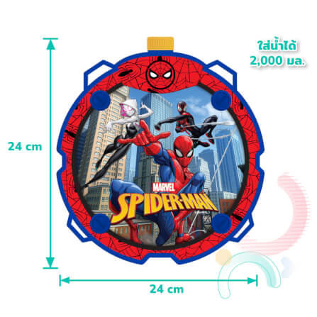 ปืนฉีดน้ำไฟฟ้า แบบแทงค์ DISNEY MARVEL ลาย SPIDERMAN สีน้ำเงิน_3
