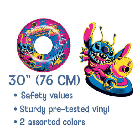 ห่วงยาง ขนาด 30 นิ้ว ลาย STITCH สีชมพู_5