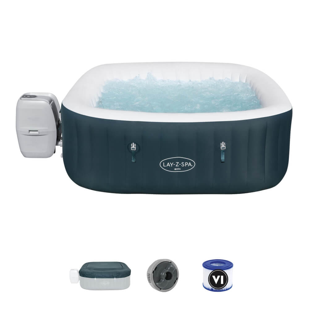 อ่างน้ำจากุซซี่ BESTWAY LAY-Z SPA Ibiza AirJet สปา ขนาด 71" x 71" x 26"