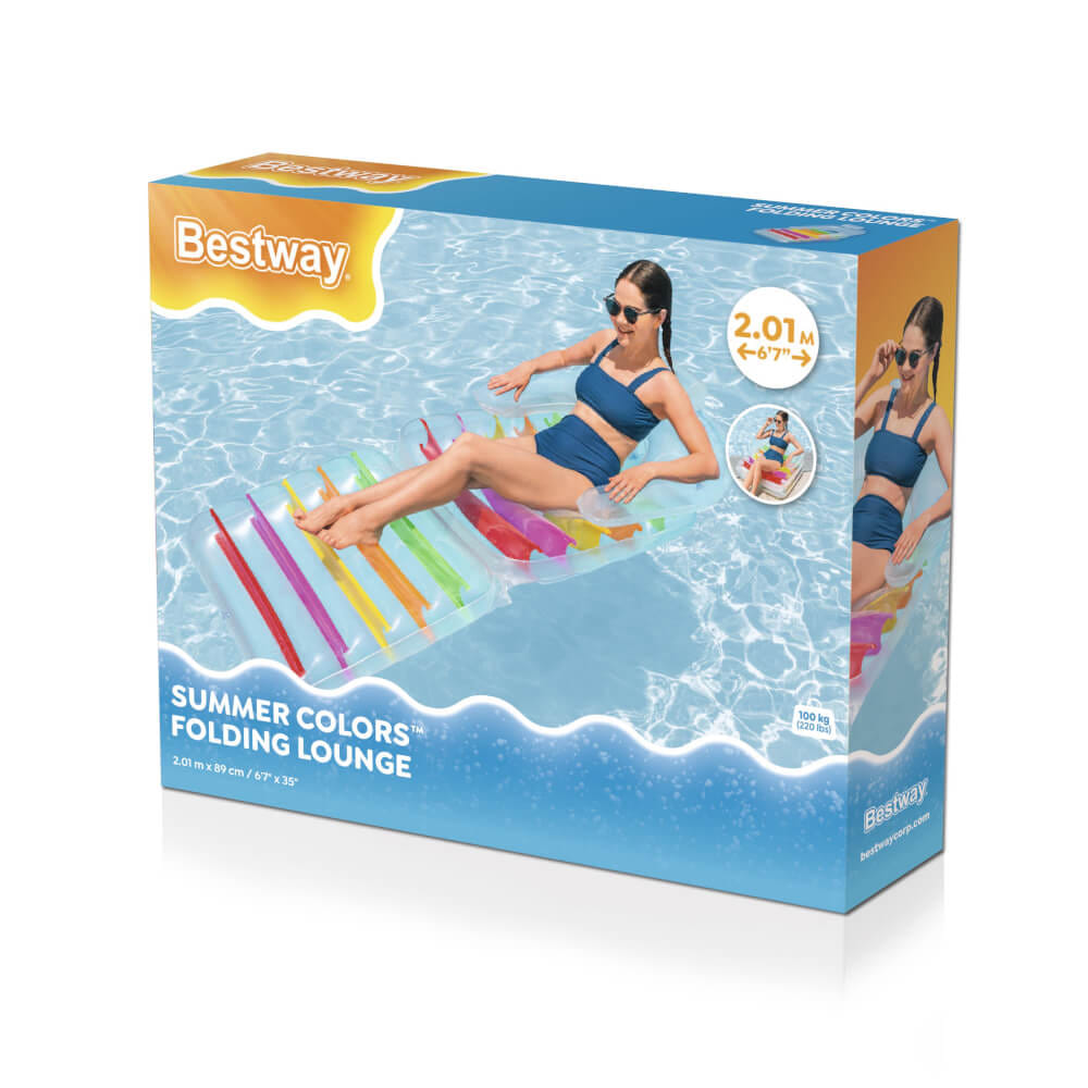 แพแฟชั่น ลอยน้ำ Bestway 43023 Summer Colors&trade; ขนาด 201 x 89 ซม.