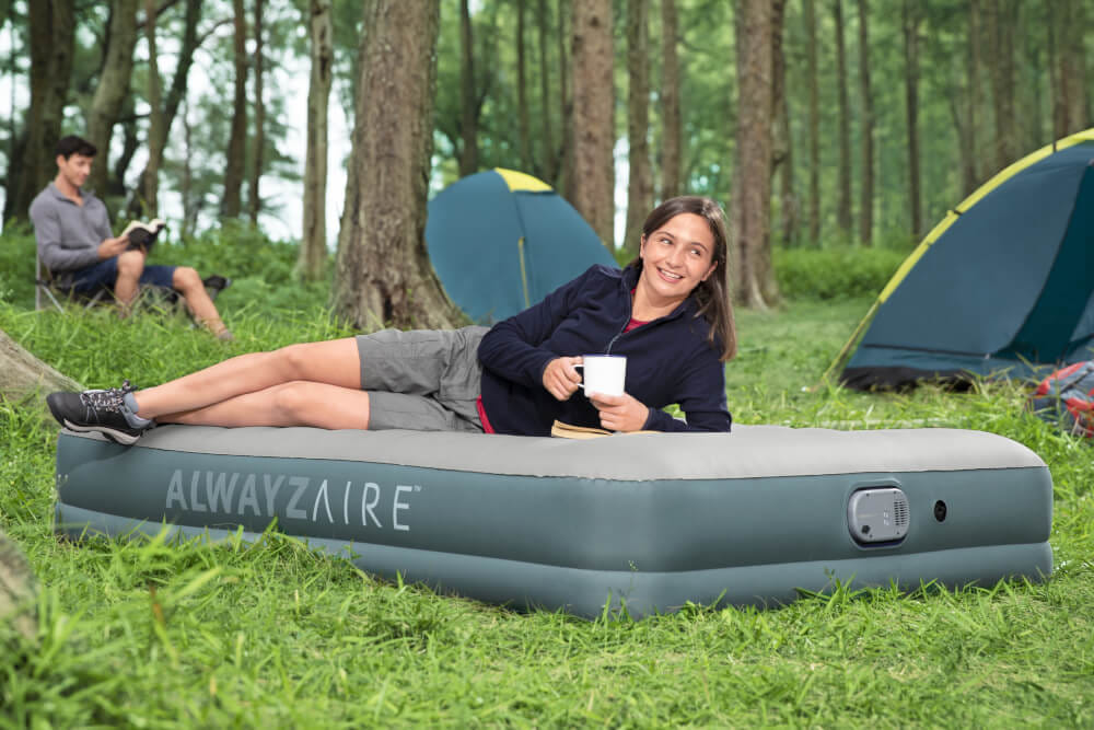 ที่นอนเป่าลม Bestway AlwayzAire Fortech Air Mattress Queen แบบชาร์จ