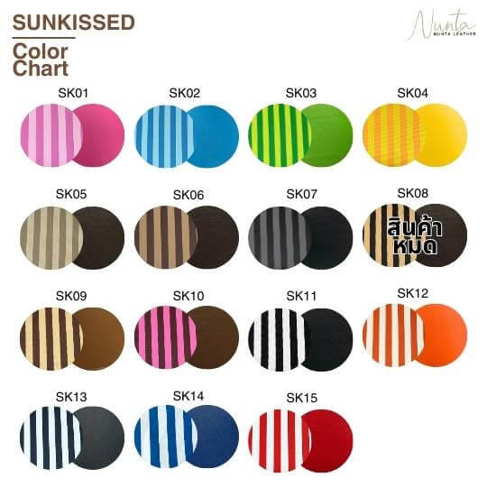 บีนแบค ทรงหยดน้ำ Nunta Leather รุ่น Sunkissed Size: L 90x90cm สีส้ม-ขาว_10