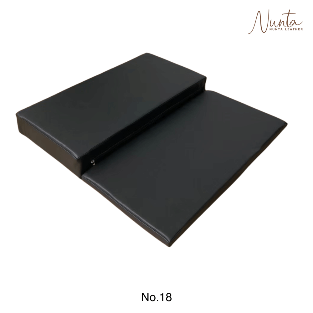 เบาะรองนั่ง พับได้ NUNTA LEATHER RISE FLODABLE SEAT 60X60X10CM สีดำ_2