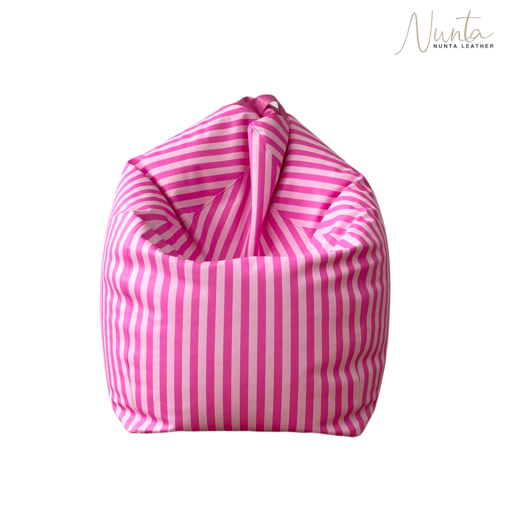 บีนแบค ทรงหยดน้ำ Nunta Leather รุ่น Sunkissed Size: M 70x70cm สีชมพูอ่อน-ชมพูเข้ม