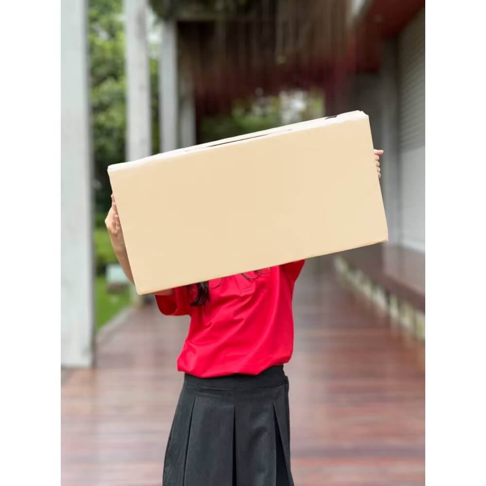 เบาะรองนั่ง พับได้ พิมพ์ชื่อได้ NUNTA LEATHER RISE FOLDABLE SEAT 60X60X10CM สีชมพูเข้ม_7