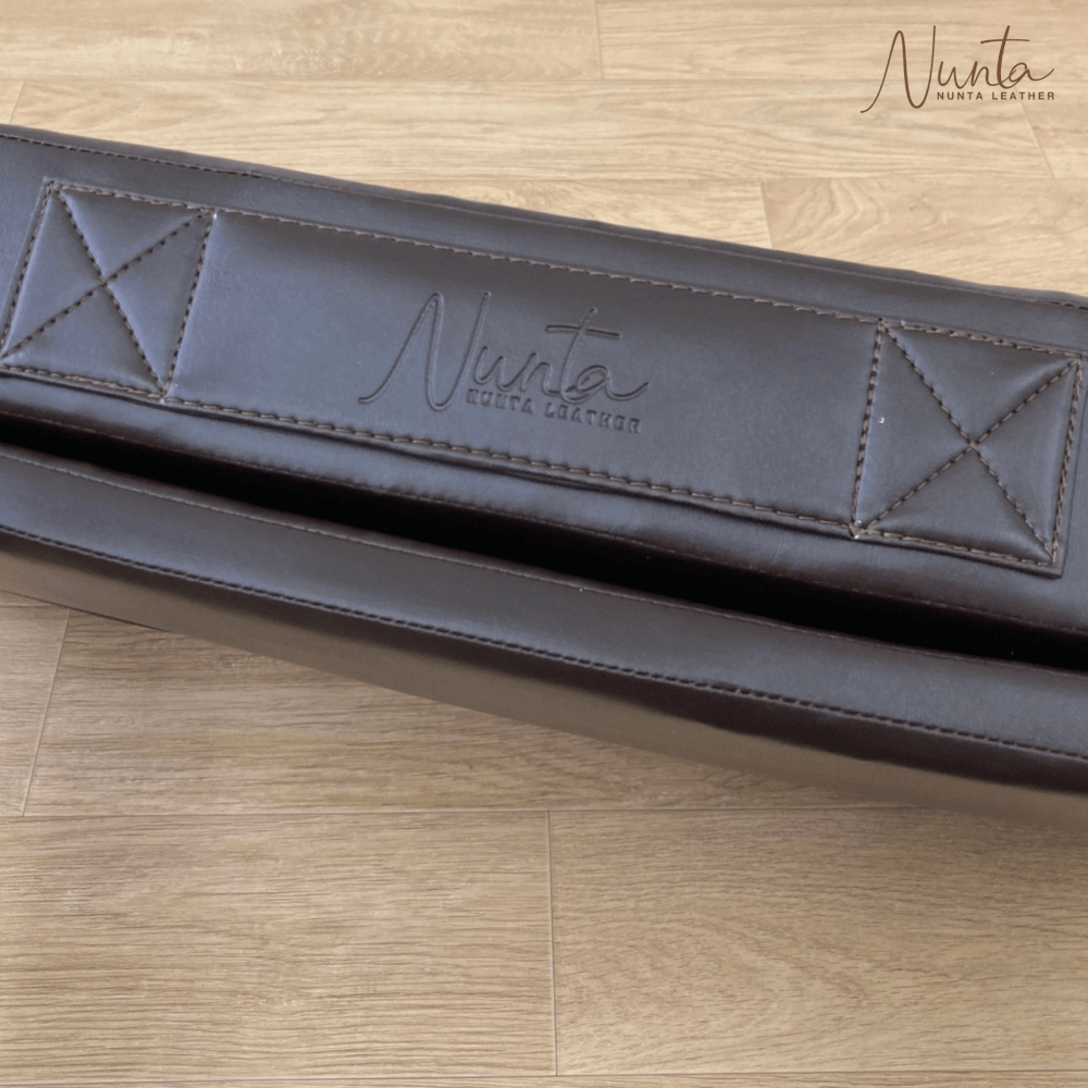 เบาะรองนั่ง พับได้ NUNTA LEATHER RISE FOLDABLE SEAT 60X60X10CM สีส้ม_8