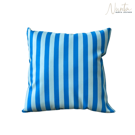 หมอนพิง Nunta Leather รุ่น Sunkissed Size: 20x20 นิ้ว สีฟ้าเข้ม-ฟ้าอ่อน_0