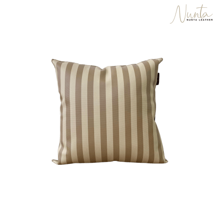 หมอนพิง Nunta Leather รุ่น Sunkissed Size: 15x15 นิ้ว สีกาแฟ-กาแฟอ่อน_6