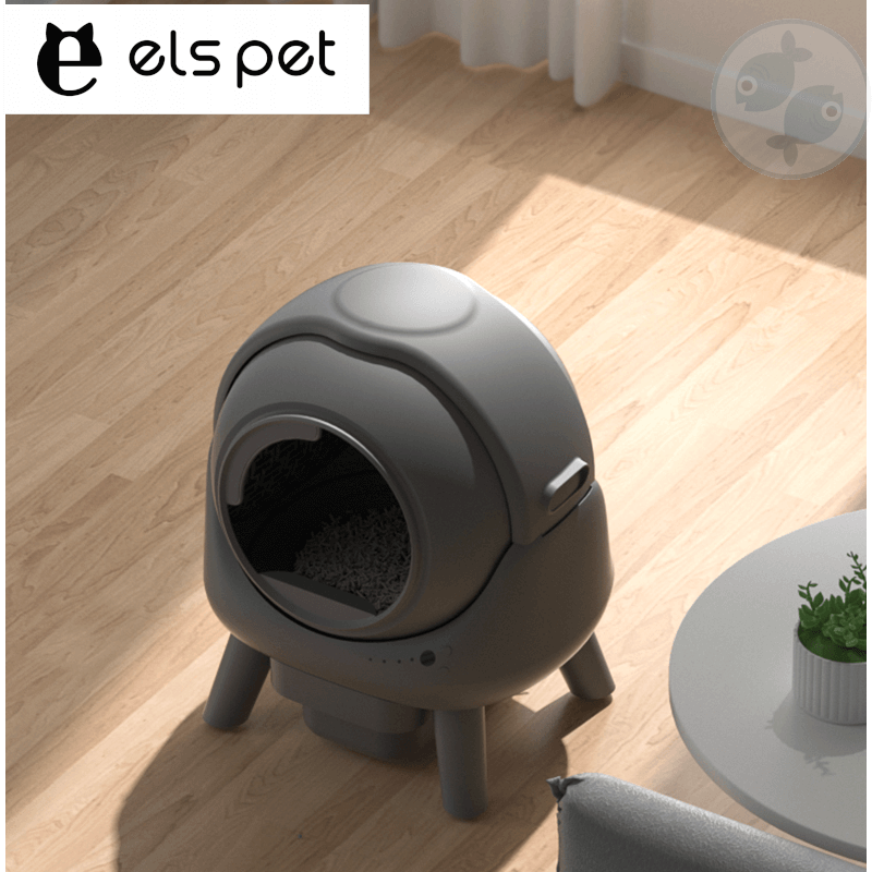 ห้องน้ำแมวอัตโนมัติ ELSPET รุ่น ORBITIE สีเทา_8