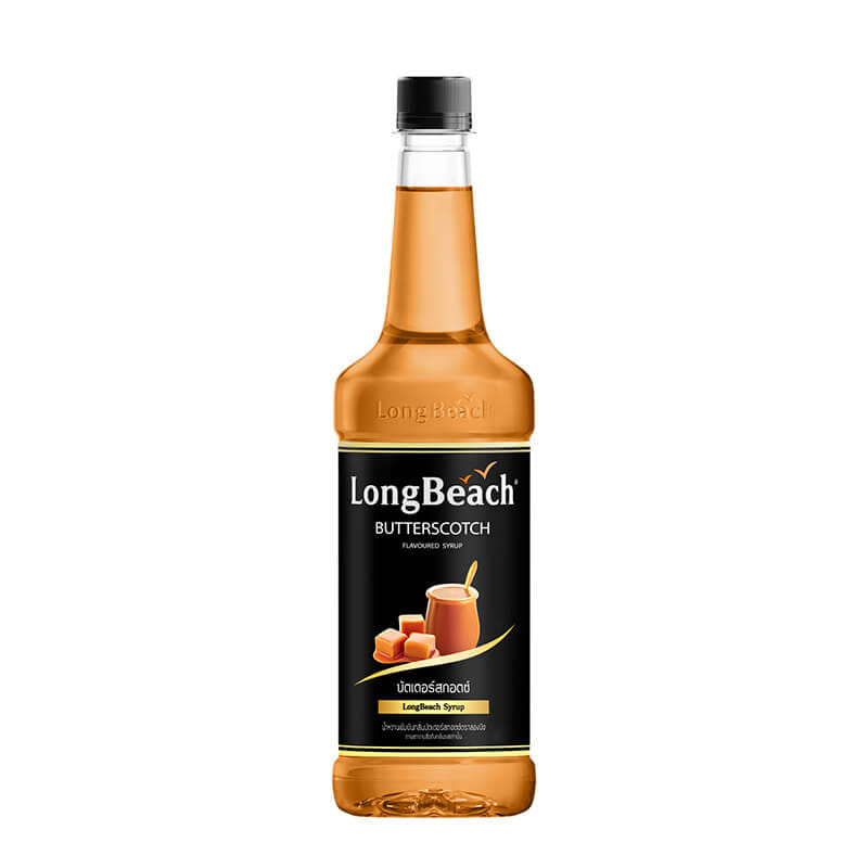 น้ำเชื่อม ลองบีชไซรัป กลิ่น บัตเตอร์สก็อต ขนาด 740ML._0