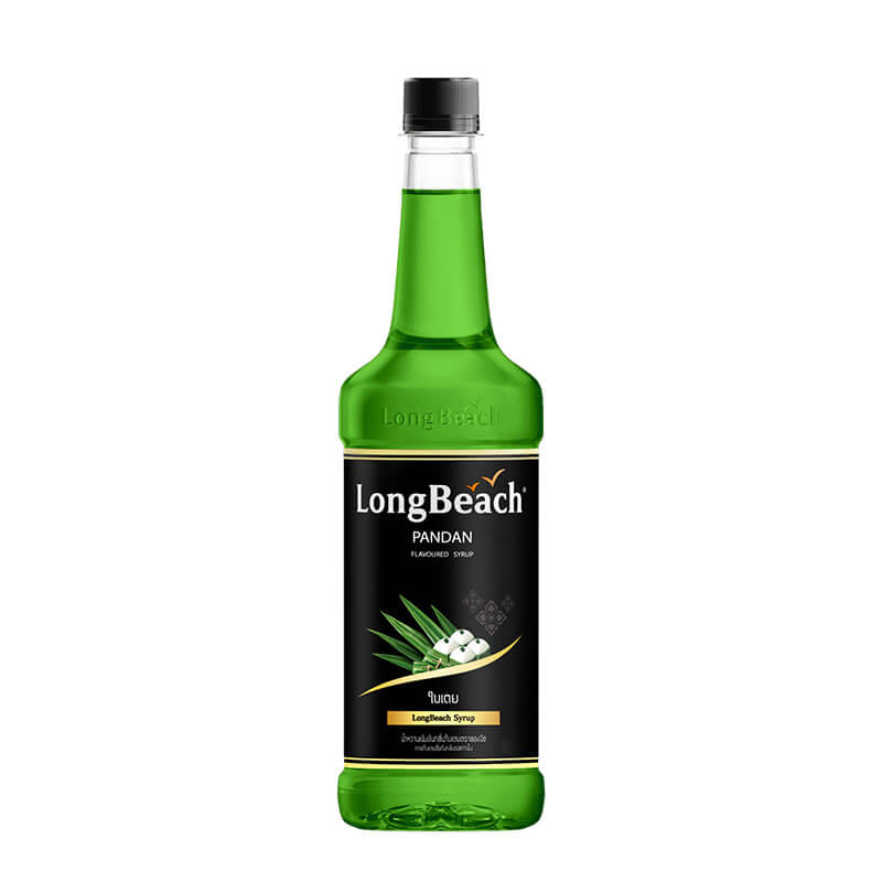 น้ำเชื่อม ลองบีชไซรัป กลิ่น ใบเตย ขนาด 740ML._0