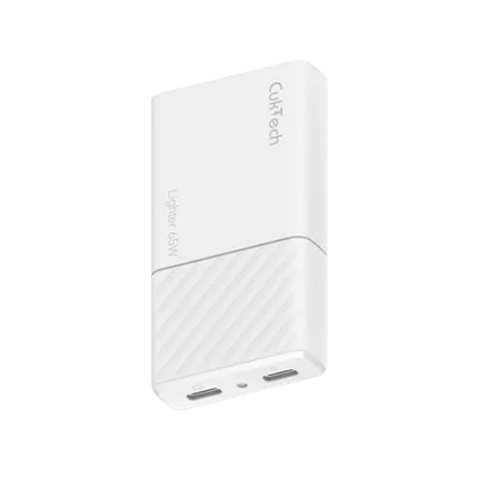หัวชาร์จเร็ว AC65B2 65W สีขาว  TYPE-C 2 พอร์ต พร้อมสาย (ระบบป้องกัน 8 ชั้น)