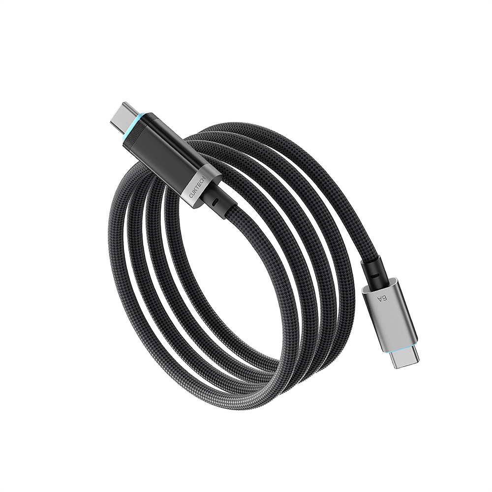 สายชาร์จ CUKTECH CTC620P สีดำ 6A 240W สายชาร์จมีจอ USB-C TO USB-C รองรับชาร์จเร็ว PD3.1_0