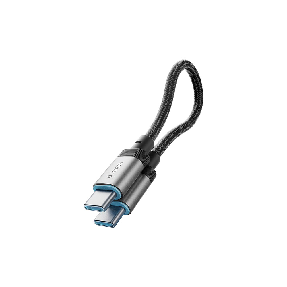 สายชาร์จเร็ว CUKTECH รุ่น CTC615S 6A 240W USB-C ยาว 15 ซม. สีดำ (รองรับการชาร์จ PD3.1)_0