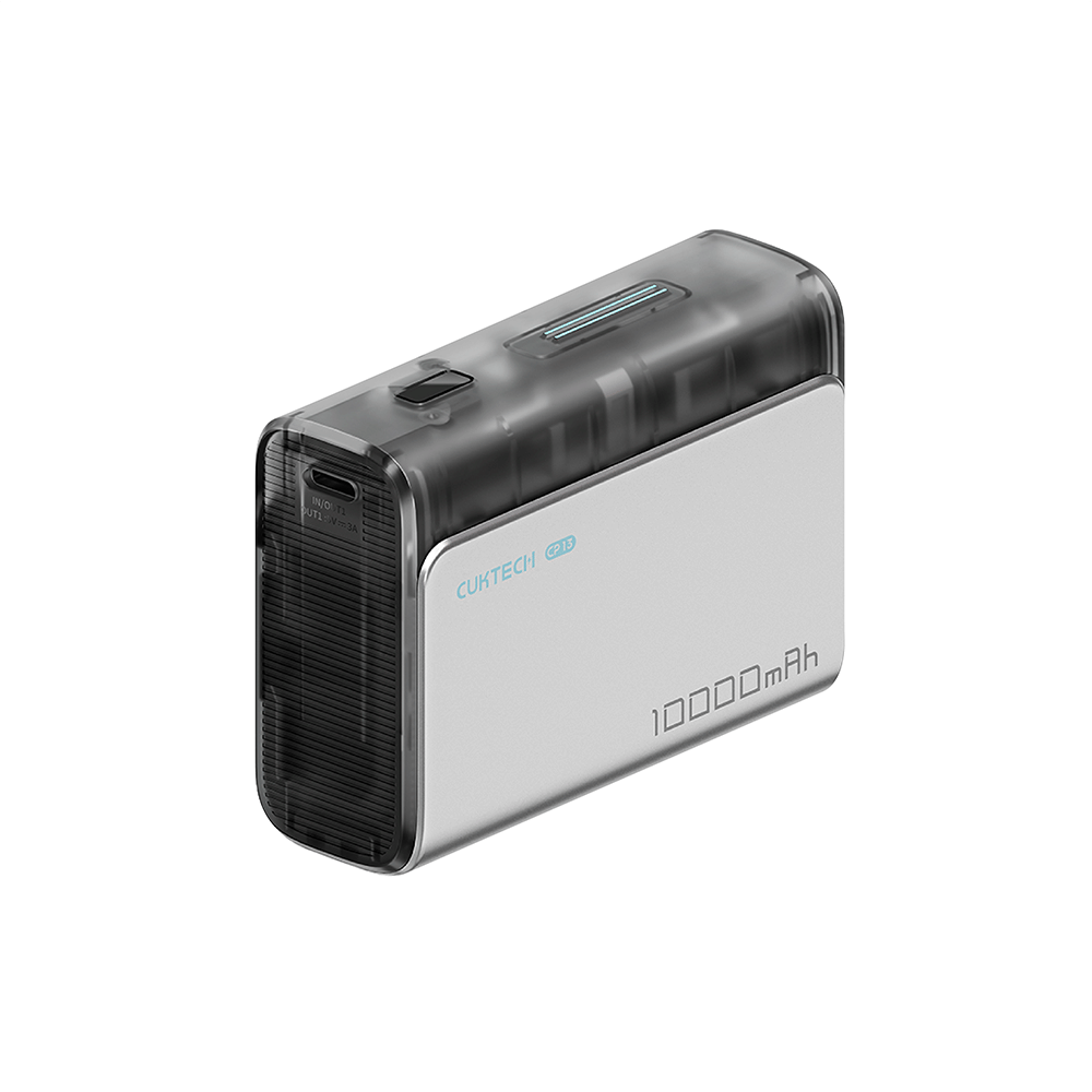 แบตเตอรี่สำรอง CUKTECH AURA PB100S 10000 MAH สีดำ จ่ายไฟสูงสุด 33W มาตรฐาน CCC