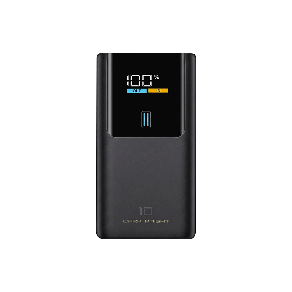 แบตเตอรี่สำรอง CUKTECH PB1055 10000MAH สีดำ พกพาง่ายมีสายคล้อง มาตรฐาน CCC จ่ายไฟรวมกันได้สูงถึง 55W