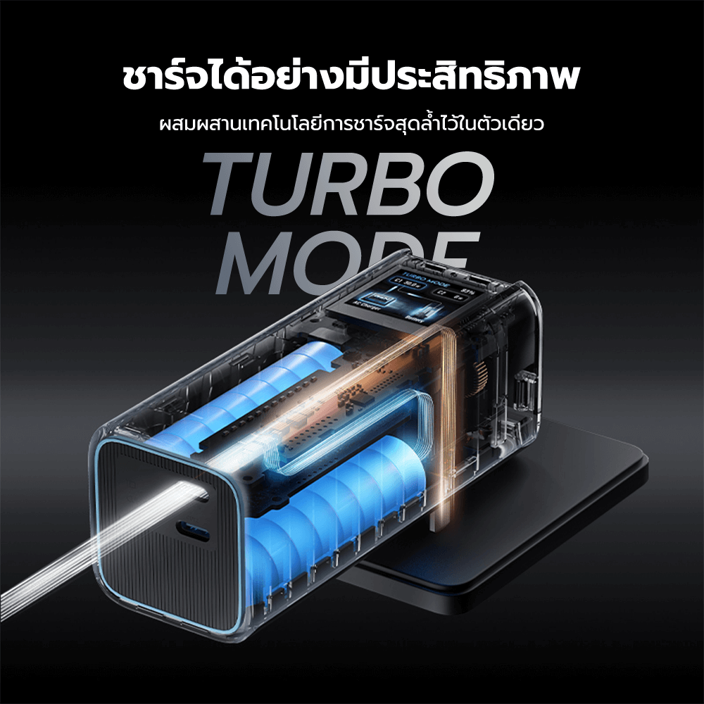 แบตสำรอง CUKTECH BA652U FUSION 2 IN 1 120W MAX สีเทา พร้อมหัวชาร์จในตัว มาตรฐาน CCC แบต 9000MAH ในตัวเดียว_3