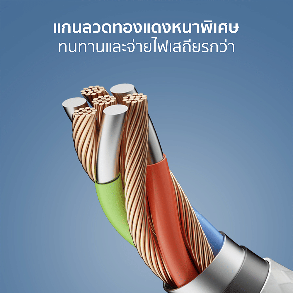 สายชาร์จเร็ว CUKTECH รุ่น CL315P USB-C to Lightning 3A ยาว 1.5 เมตร สีขาว (รองรับการชาร์จ PD)