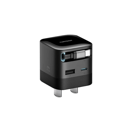 หัวชาร์จเร็วพร้อมสาย CUKTECH AD653W สีดำ GAN 65W รองรับ PD, PPS, QC_0