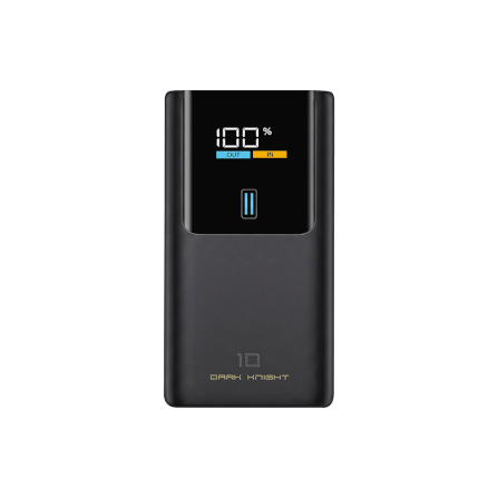แบตเตอรี่สำรอง CUKTECH PB1055 10000MAH สีดำ พกพาง่ายมีสายคล้อง มาตรฐาน CCC จ่ายไฟรวมกันได้สูงถึง 55W_0