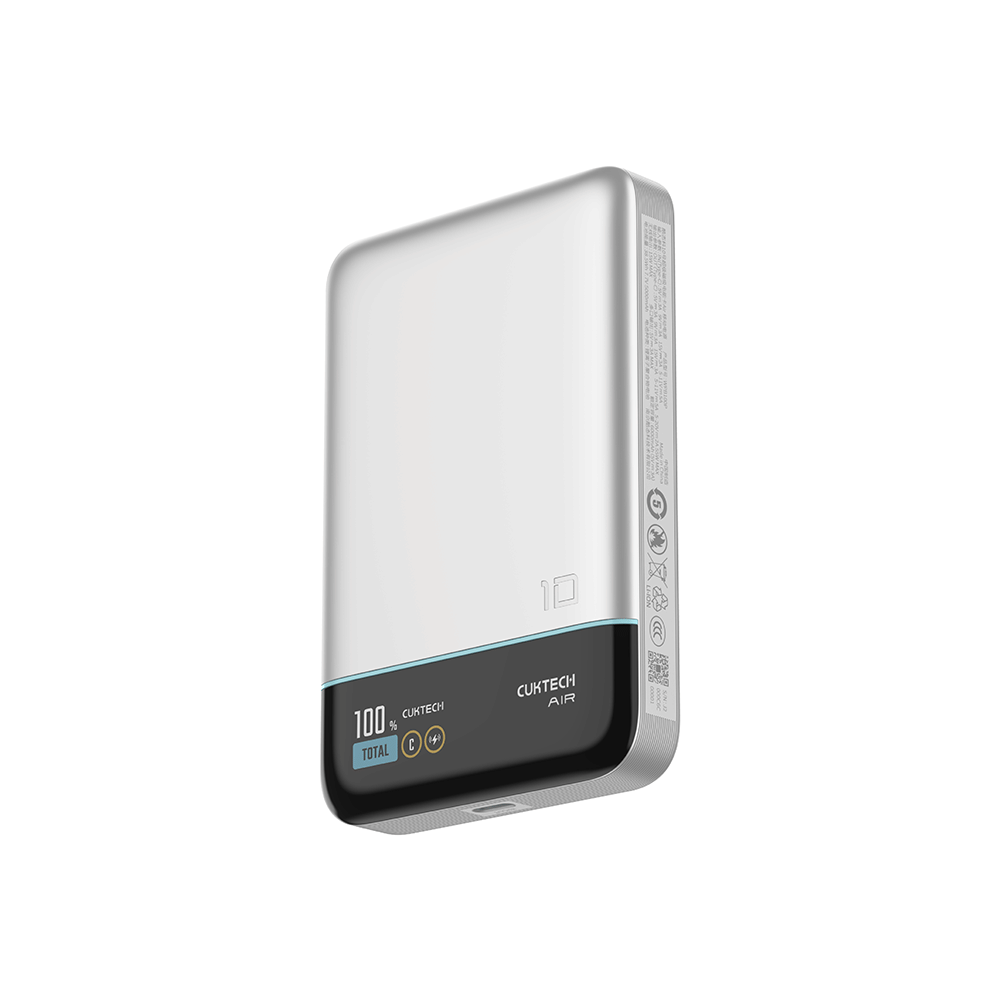 แบตเตอรี่สำรอง CUKTECH WPB100P 55W สีเทา มาตรฐาน CCC ชาร์จไร้สาย 10000MAH_0