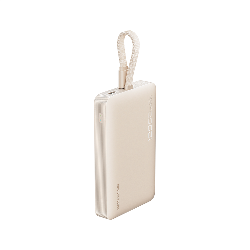 แบตเตอรี่สำรอง CUKTECH AURA WPB100L 10000 MAH สีทอง_0