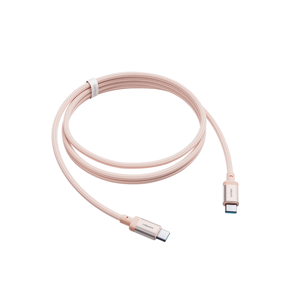 สายชาร์จเร็ว CUKTECH รุ่น CTC615W 6A 240W USB-C ยาว 1.5 ม. สีชมพู (รองรับการชาร์จ PD3.1)_0