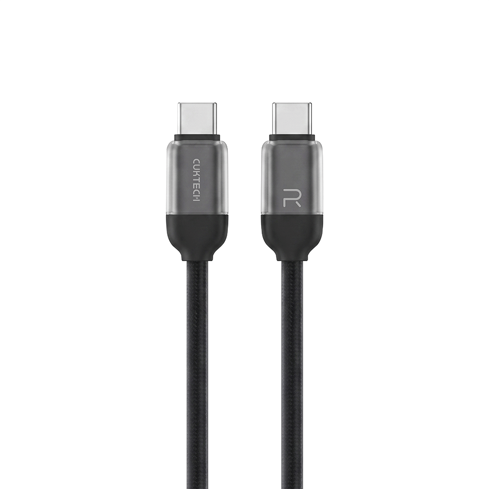 สายชาร์จเร็ว CUKTECH รุ่น CTC615U 6A 240W สายชาร์จซิลิโคน USB-C ยาว 1.5 ม. สีดำ (รองรับการชาร์จ PD3.1)_0