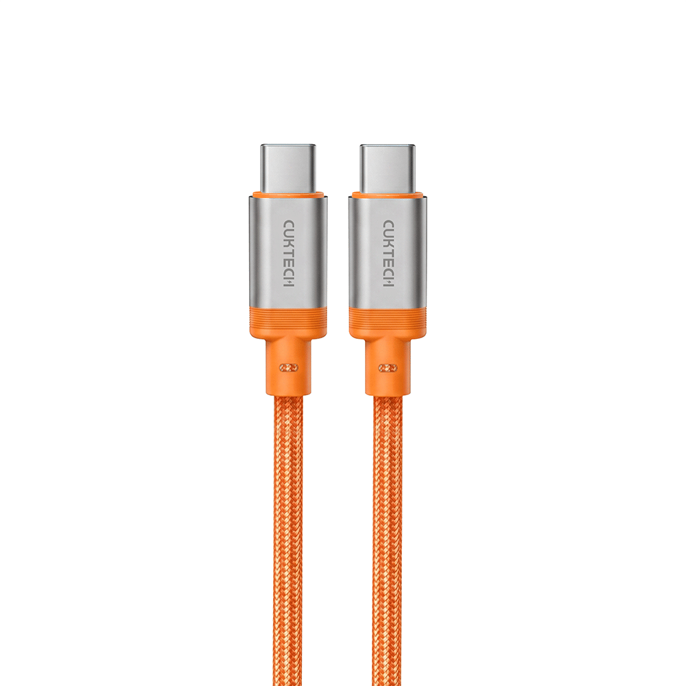 สายชาร์จเร็ว CUKTECH รุ่น CTC620W 6A 240W สายชาร์จ USB-C ยาว 2 ม. สีส้ม (รองรับการชาร์จ PD3.1)_0