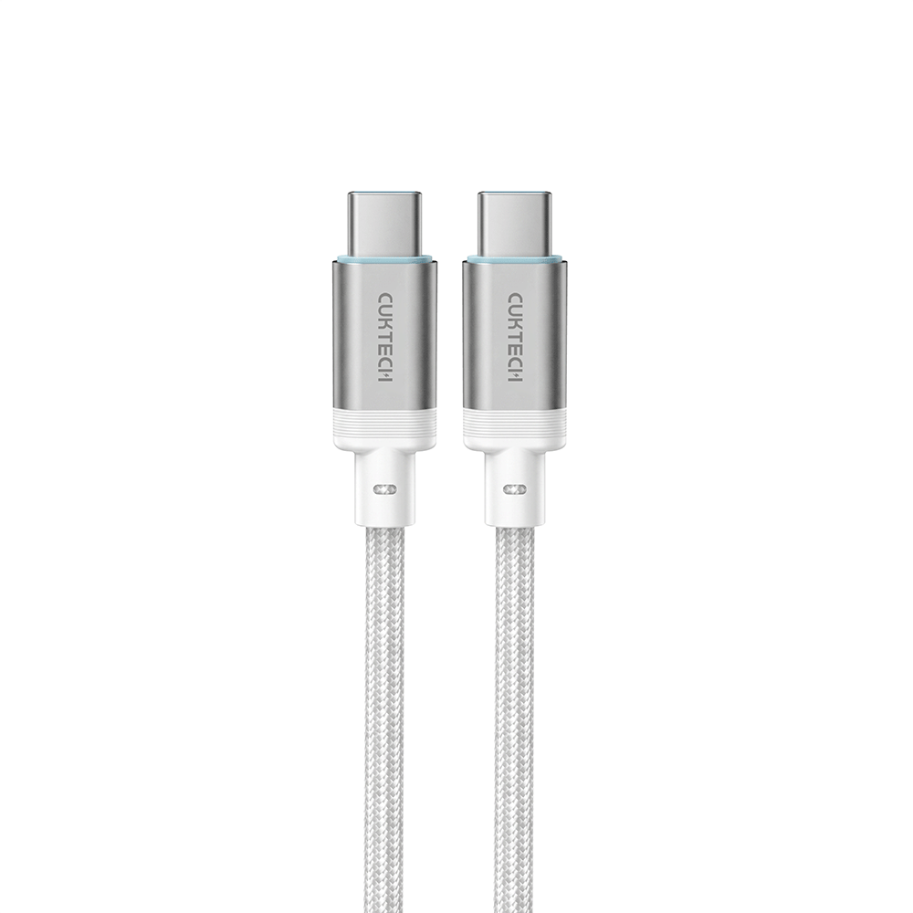 สายชาร์จเร็ว CUKTECH รุ่น CTC620W 6A 240W สายชาร์จ USB-C ยาว 2 ม. สีขาว (รองรับการชาร์จ PD3.1)_0